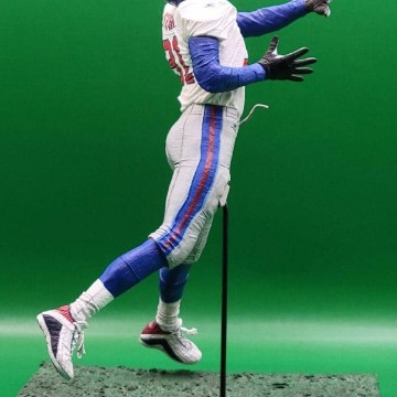 Jason Sehorn NFL 4 white jersey / blue socks - DRJ West Texas