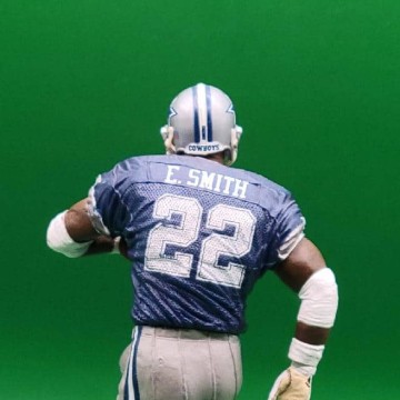 Emmitt Smith NFL 1 blue jersey E. SMITH clean - DRJ West Texas