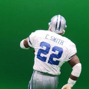 Emmitt Smith NFL 1 white jersey clean / E. SMITH - DRJ West Texas