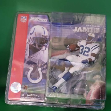 Edgerrin James NFL 1 white jersey clean - DRJ West Texas