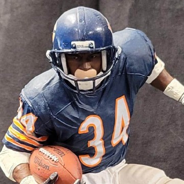 Walter Payton NFL 4 12 in navy jersey - DRJ West Texas