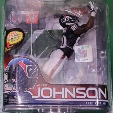 Andre Johnson NFL 28 navy jersey 217 of 2000 - DRJ West Texas