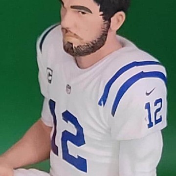 Andrew Luck NFL 36 white jersey 504 of 1000 - DRJ West Texas