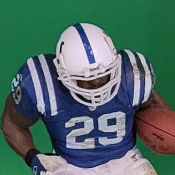 Joseph Addai NFL 17 dirty uniform - DRJ West Texas