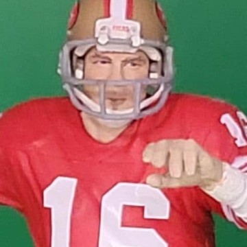 Joe Montana NFL Legends 2 red jersey no undershirt - DRJ West Texas