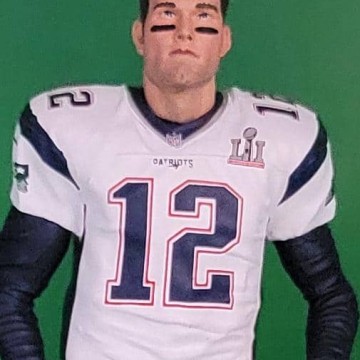 Tom Brady NFL Madden 18 2 white jersey navy pants - DRJ West Texas