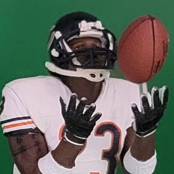 Devin Hester NFL 18 white arm bands - DRJ West Texas