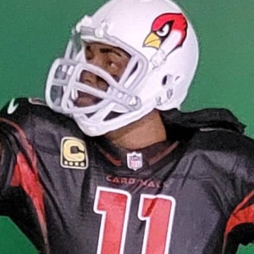 Larry Fitzgerald NFL Madden 18 1 black jersey - DRJ West Texas