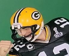 Aaron Rodgers NFL 34 green jersey / patches - DRJ West Texas