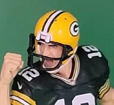 Aaron Rodgers NFL Madden 19 1 green jersey - DRJ West Texas