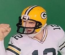 Aaron Rodgers NFL Madden 19 1 white jersey - DRJ West Texas