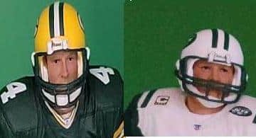 Brett Favre NFL 4 pack with white Falcon jersey 234 of 500 - DRJ West Texas