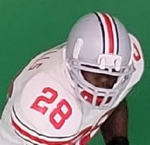 Beanie Wells NCAA 3 white jersey 99 of 625 - DRJ West Texas