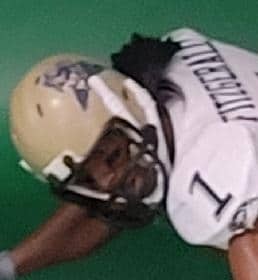 Larry Fitzgerald NCAA 2 white jersey 1469 of 3000 - DRJ West Texas