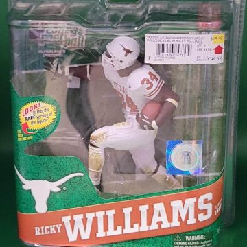 Ricky Williams NCAA 4 white jersey 1355 0f 2000 - DRJ West Texas