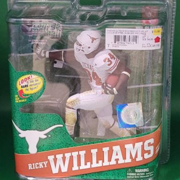 Ricky Williams NCAA 4 white jersey 1538 of 2000 - DRJ West Texas