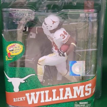 Ricky Williams NCAA 4 white jersey 386 of 2000 - DRJ West Texas