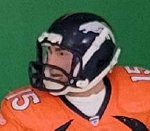 Tim Tebow NFL 23 orange jersey 1619 of 2500 - DRJ West Texas