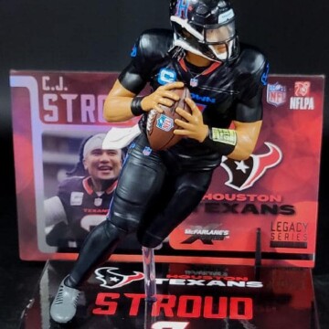 C.J. Stroud 2025 McFarlane NFL Wave 5 black pants - DRJ West Texas