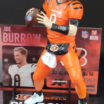Joe Burrow 2025 NFL Wave 5 orange uniform - DRJ West Texas