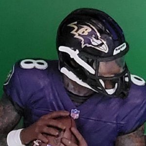 LJ NFL Wave 4 purple jersey 1